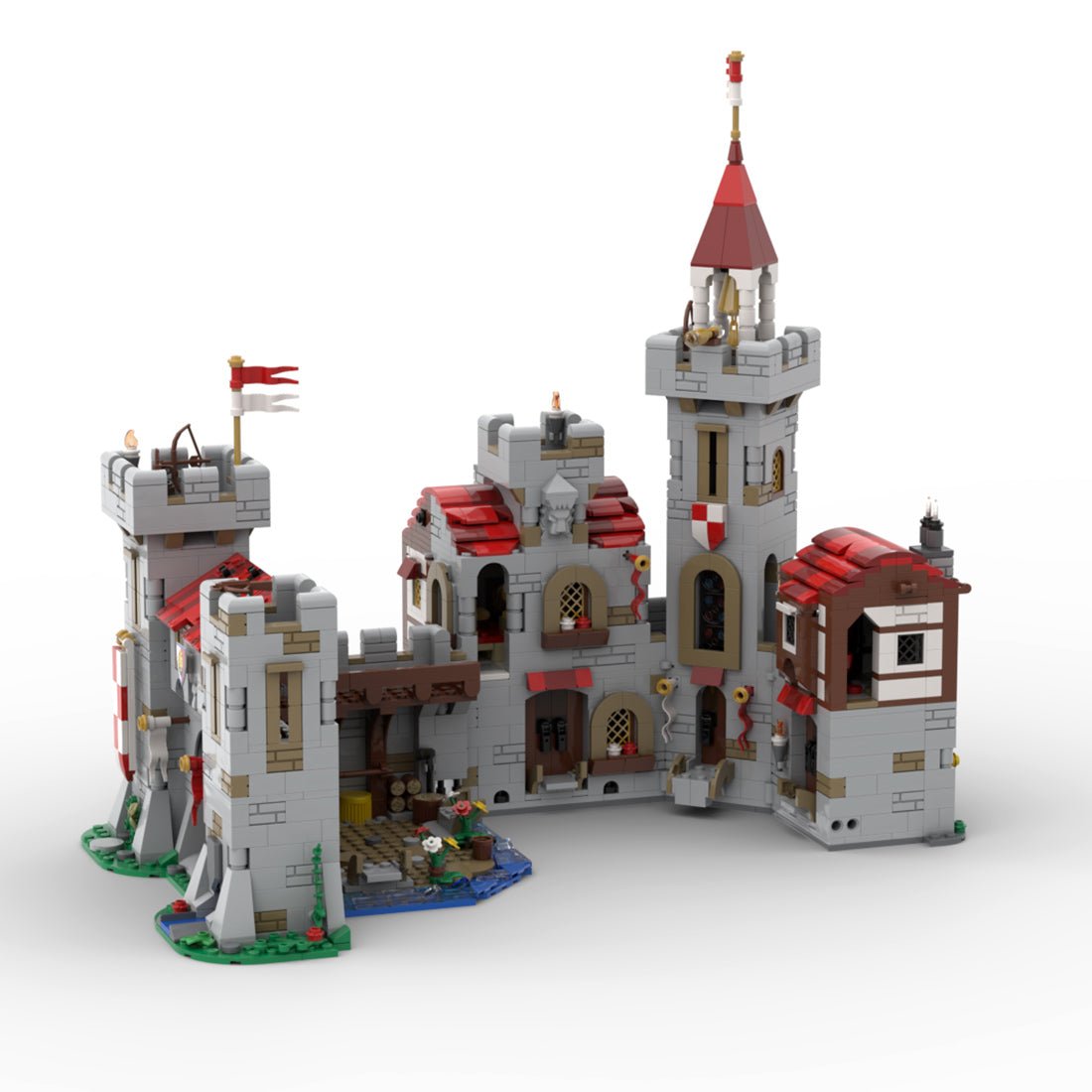 MOC - 176629 River Castle, Royal Knights - LesDiy