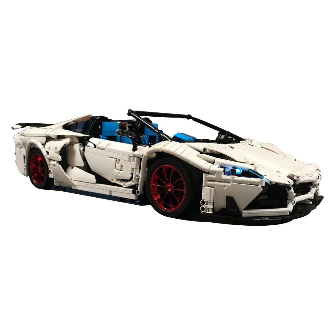 MOC - 17698 Lamborghini Aventador SVJ Roadster - Dynamic - LesDiy - 
