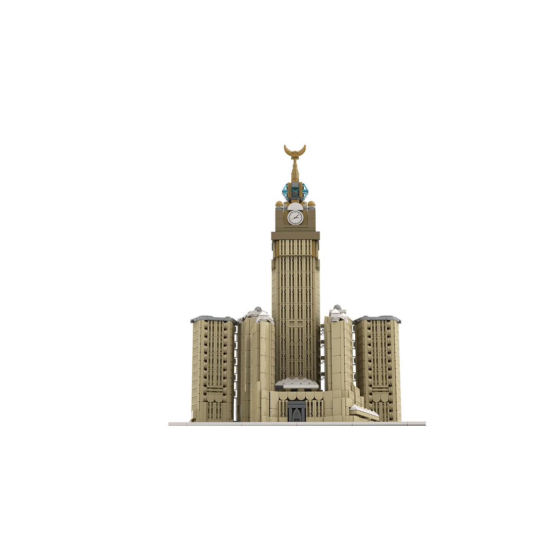 MOC - 177867 Mecca Royal Clock Tower Building Blocks - LesDiy - Building Blocks