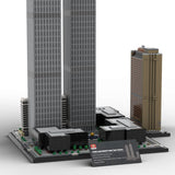 MOC - 177998 World Trade Center Complex 1:800 Scale Building Blocks - LesDiy - Building Blocks