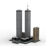 MOC - 177998 World Trade Center Complex 1:800 Scale Building Blocks - LesDiy - Building Blocks