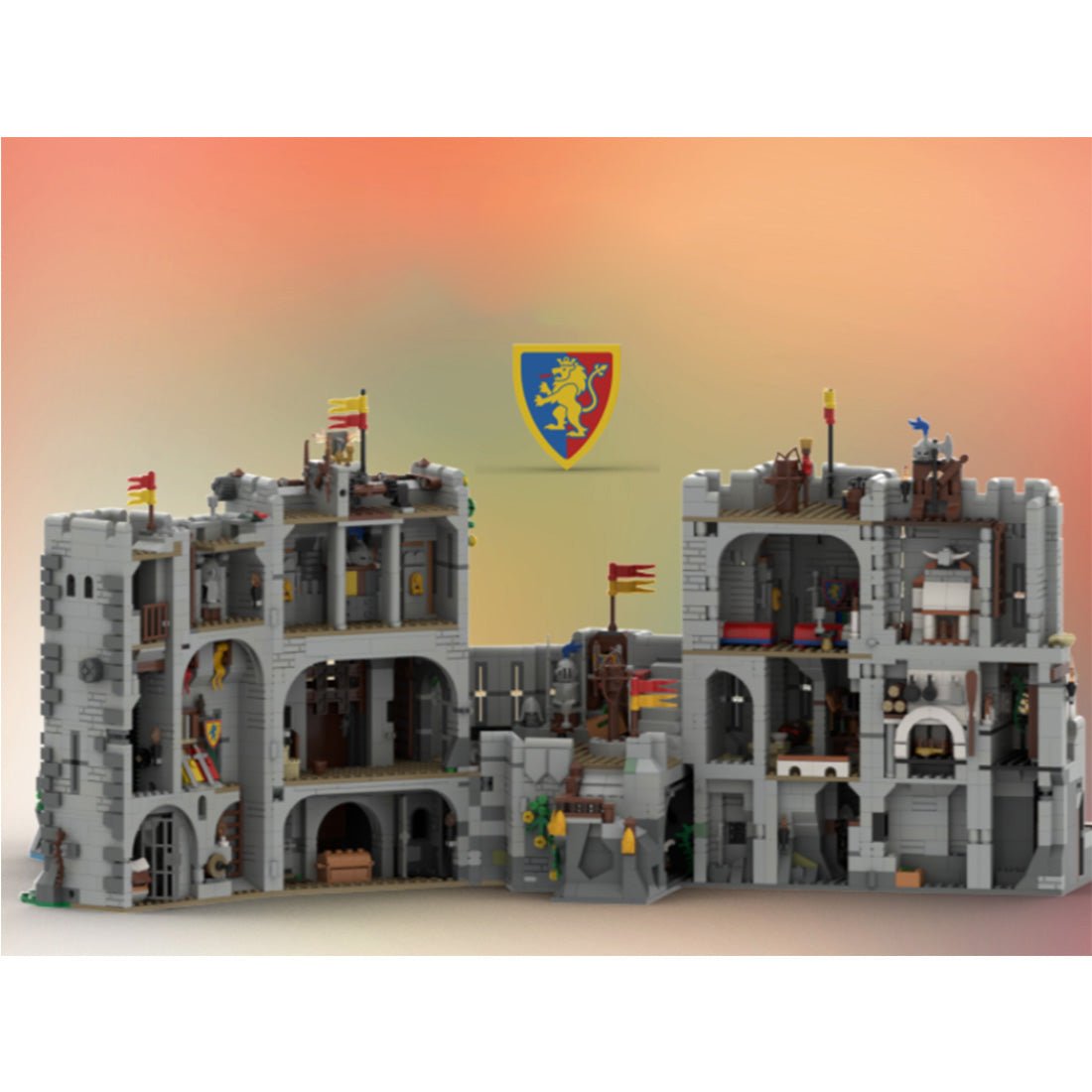 MOC - 178821 Lion castle - LesDiy - 