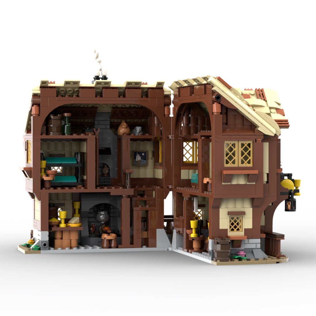 MOC-179403 Tavern - Medieval Village | LesDiy