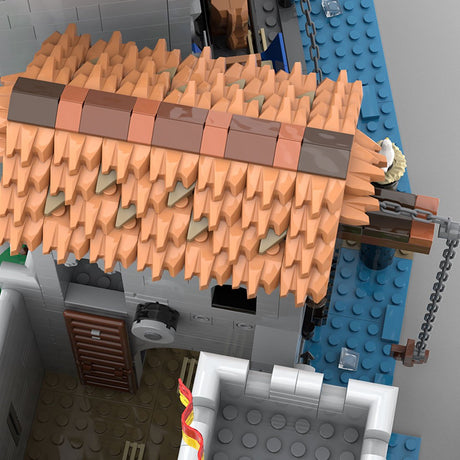 MOC - 180113 Fortified Port - 10305 Lion Knights' Castle Alternative Build - LesDiy - building blocks