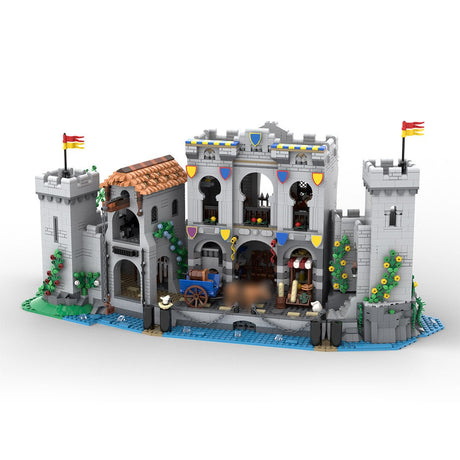 MOC - 180113 Fortified Port - 10305 Lion Knights' Castle Alternative Build - LesDiy - building blocks