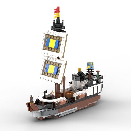 MOC - 180113 Fortified Port - 10305 Lion Knights' Castle Alternative Build - LesDiy - building blocks