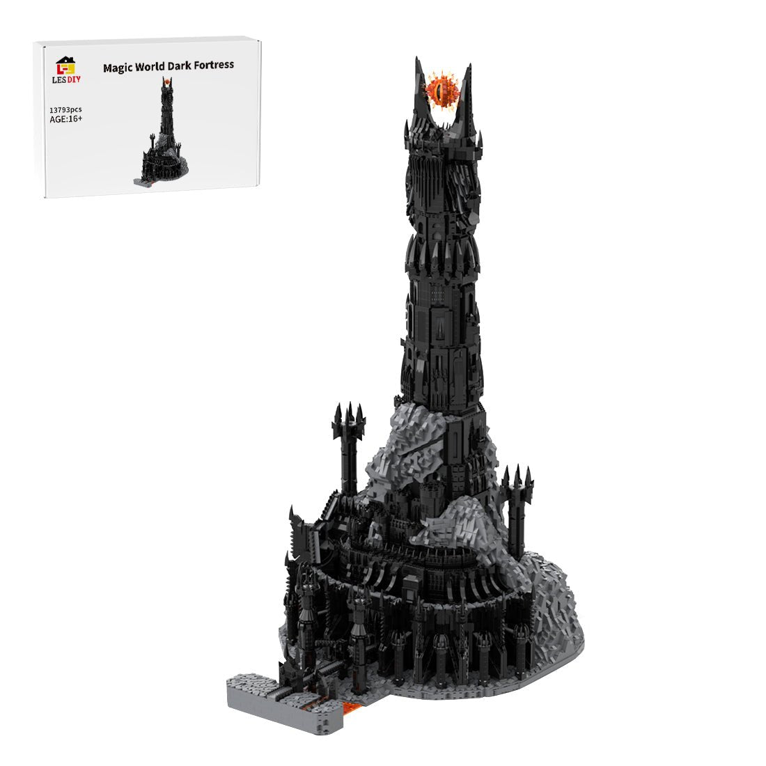 MOC-181067 LOTR - Barad-dûr Building Blocks | LesDiy