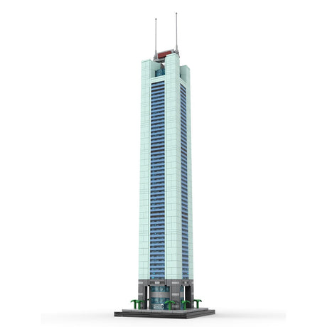 MOC - 181665 Guangzhou CITIC Plaza - 1/800 Scale Building Blocks - LesDiy - Building Blocks - 