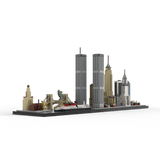 MOC - 181871 1/2000 New York City Skyline 1970's Building Blocks - LesDiy - Building Blocks
