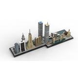 MOC - 181871 1/2000 New York City Skyline 1970's Building Blocks - LesDiy - Building Blocks