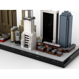 MOC - 181871 1/2000 New York City Skyline 1970's Building Blocks - LesDiy - Building Blocks