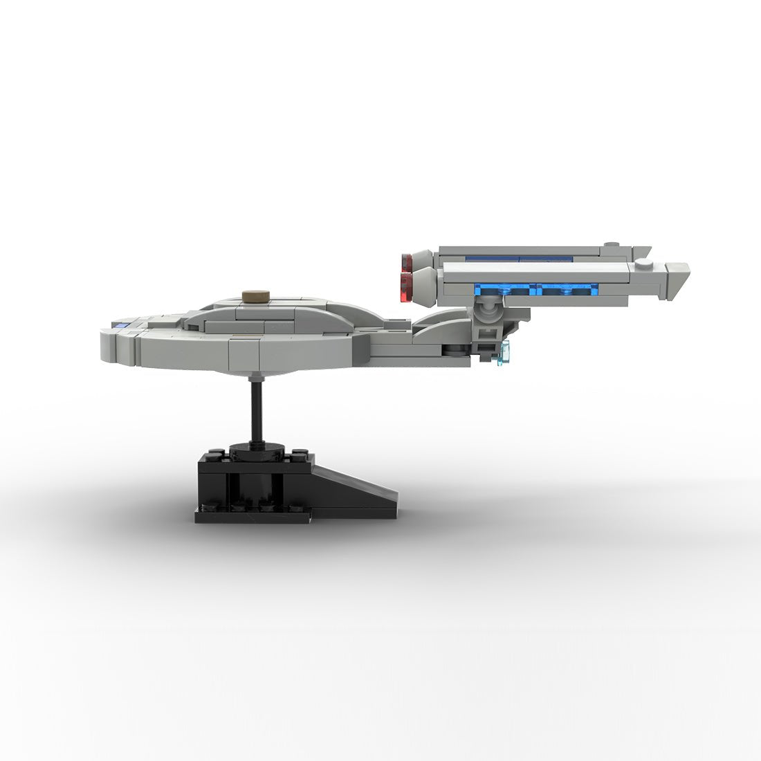 MOC - 181910 1/1500 Scale Sci - Fi Space Starship Building Blocks - LesDiy - 