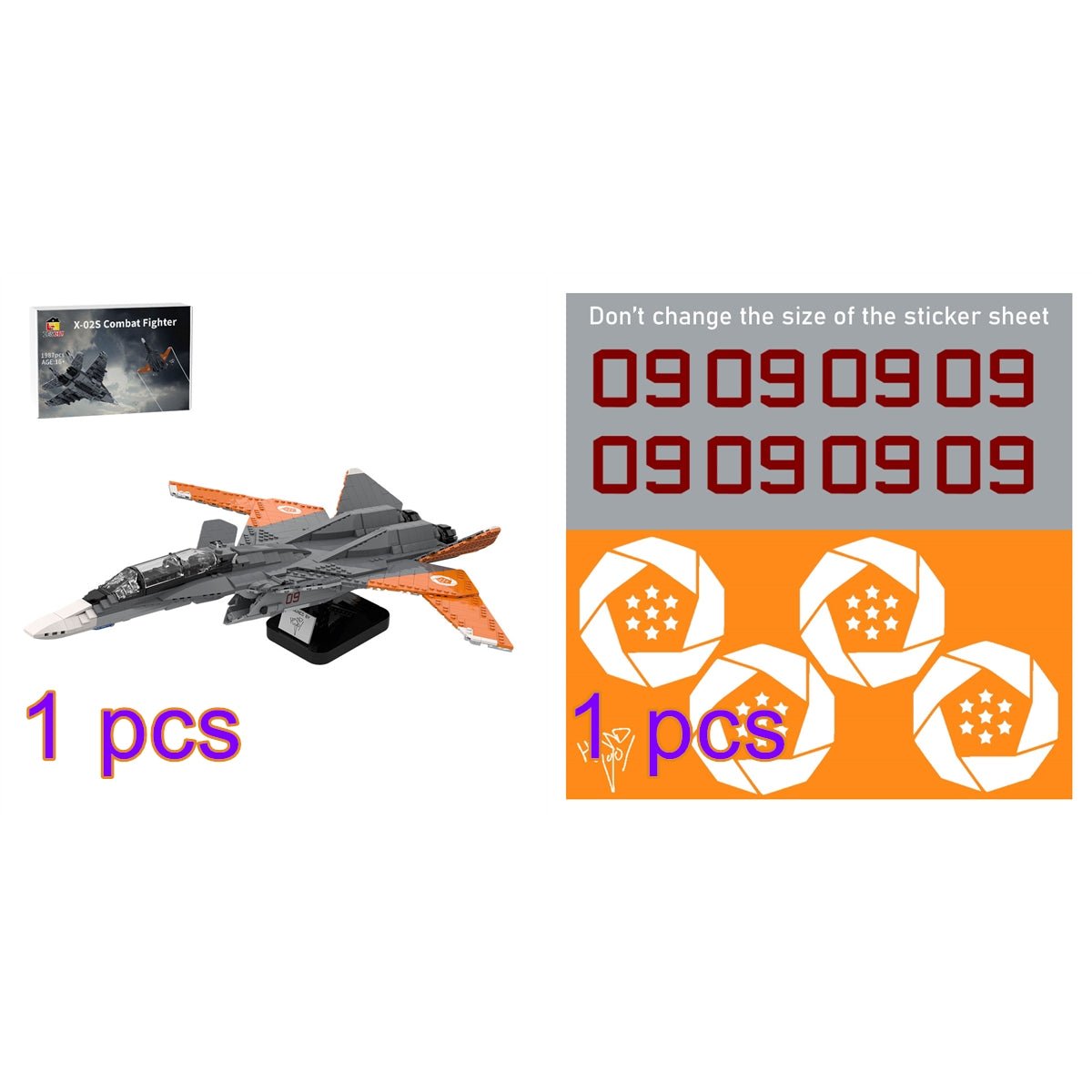 MOC-181911 1:35 Scale X-02S Strike Wyvern Building Blocks | LesDiy