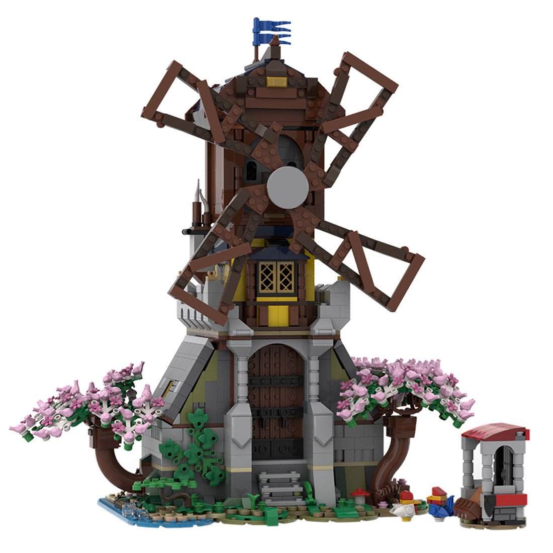 MOC - 182124 Forest Windmill Building Blocks - LesDiy - 