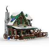 MOC - 183213 Winter Village Reindeer Ranch Building Blocks - LesDiy - Building Blocks