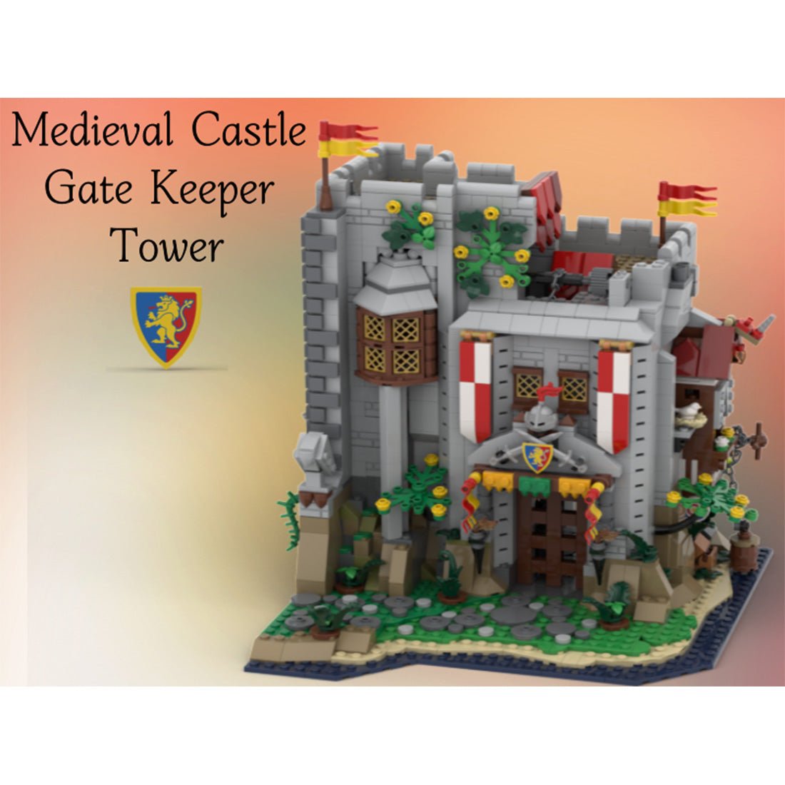 MOC - 184109 Lion's caslte gatekeeper tower - LesDiy - 