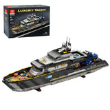 MOC - 185307 Explorer's Yacht - Mini - fig scale - full interior Building Blocks - LesDiy - 