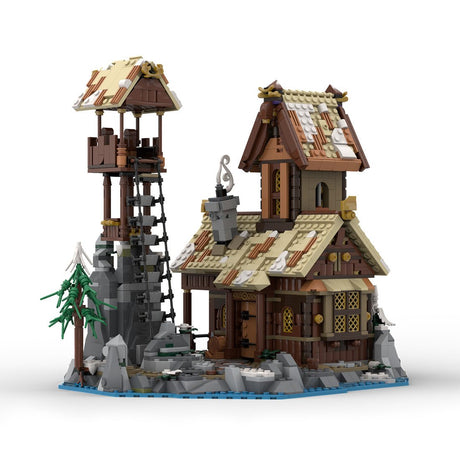 MOC-185525 Viking Port House Building Blocks-LesDiy-MOC-