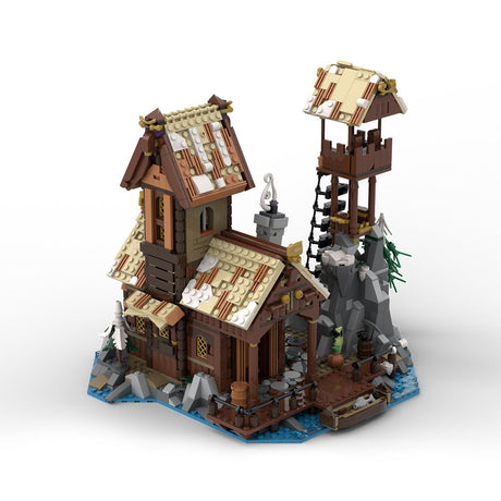 MOC-185525 Viking Port House Building Blocks-LesDiy-MOC-