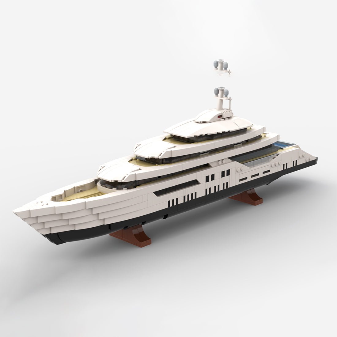 MOC-185660 WHITE Luxury Yacht (Mini-Scale) | LesDiy
