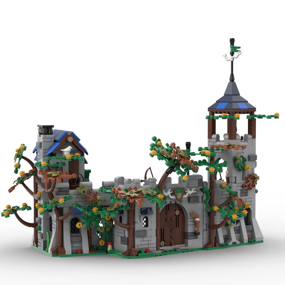 MOC - 185913 Castle Forest - Forestmens Building Blocks - LesDiy - 