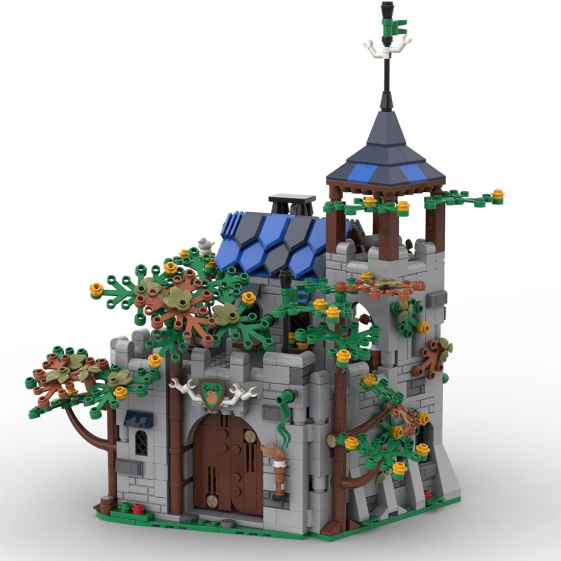 MOC-185913 Castle Forest - Forestmens Building Blocks | LesDiy