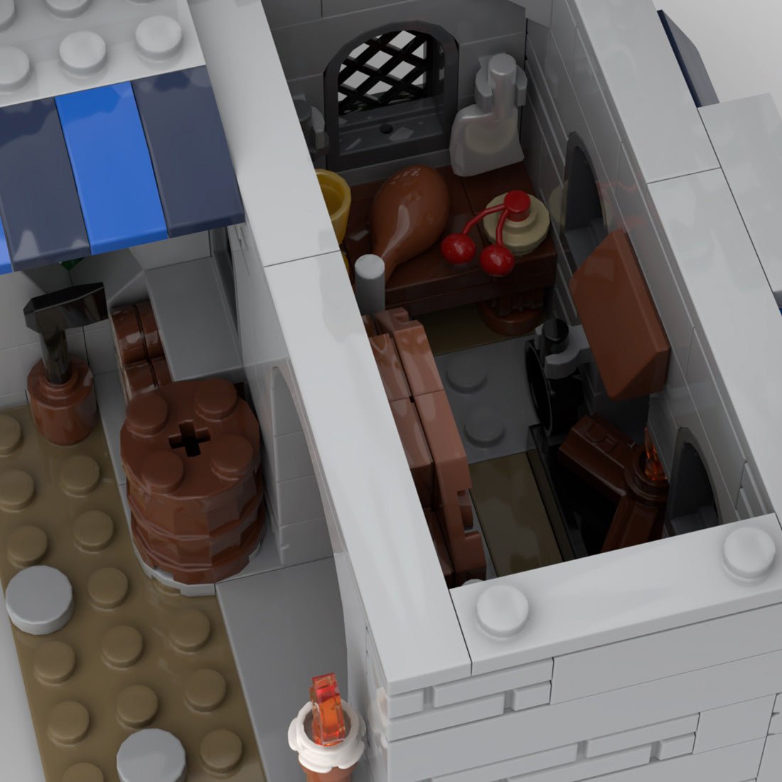 MOC-185913 Castle Forest - Forestmens Building Blocks | LesDiy