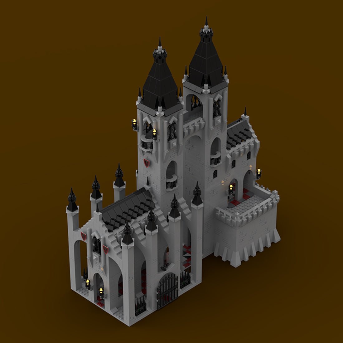MOC-186929 Gothic Horror Castle Building Blocks-LesDiy-MOC-