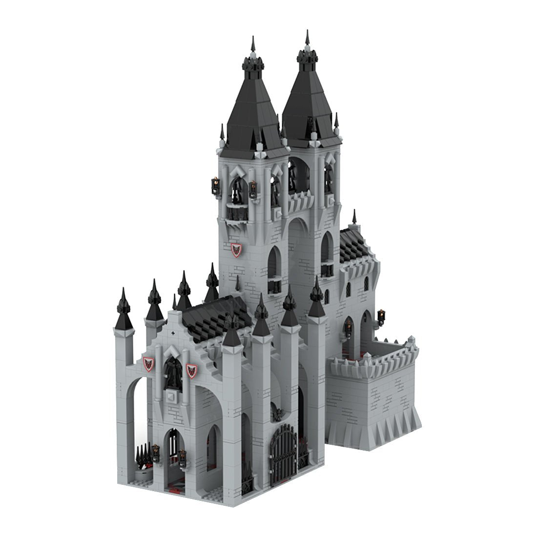MOC-186929 Gothic Horror Castle Building Blocks-LesDiy-MOC-