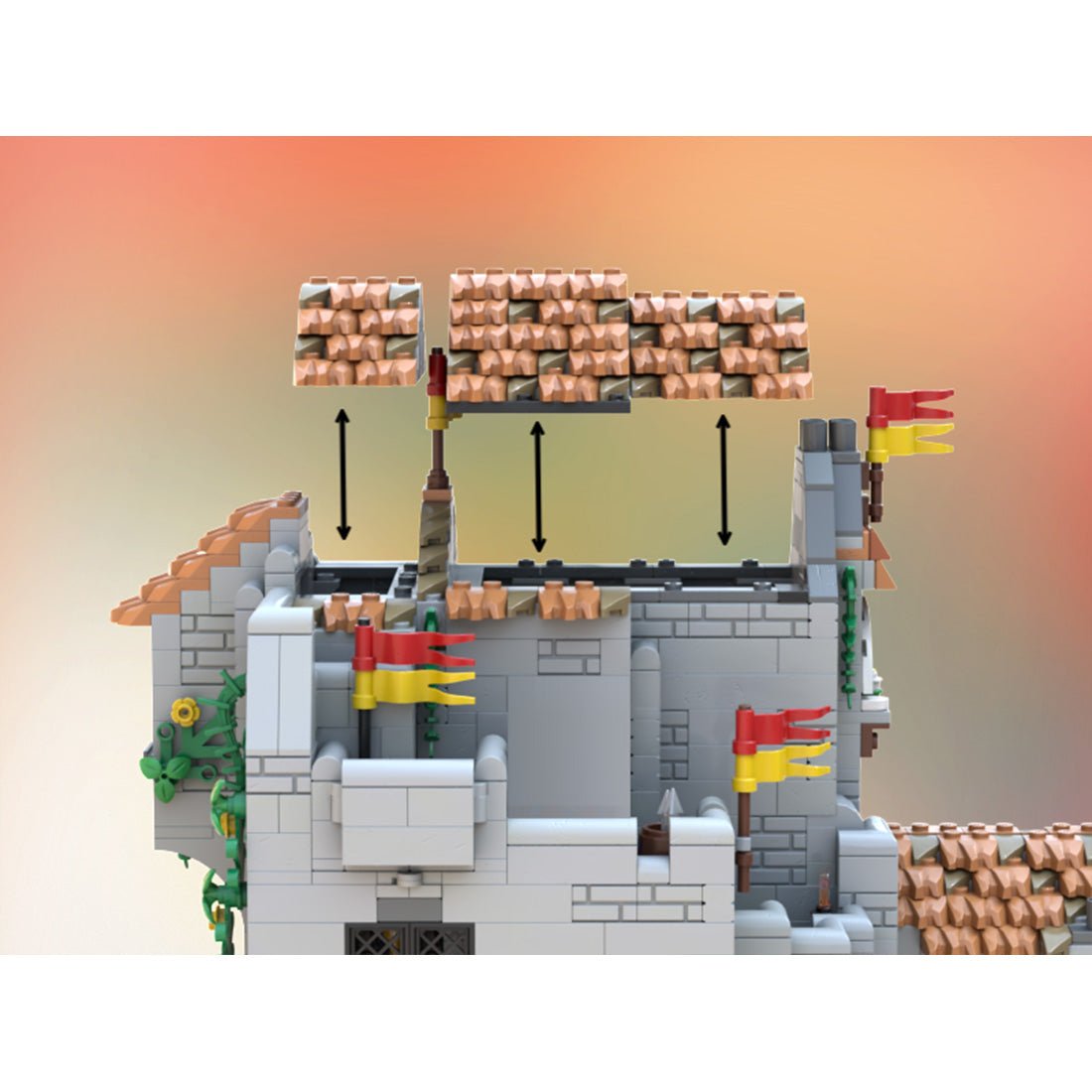 MOC - 187043 Lion's caslte - LesDiy - 