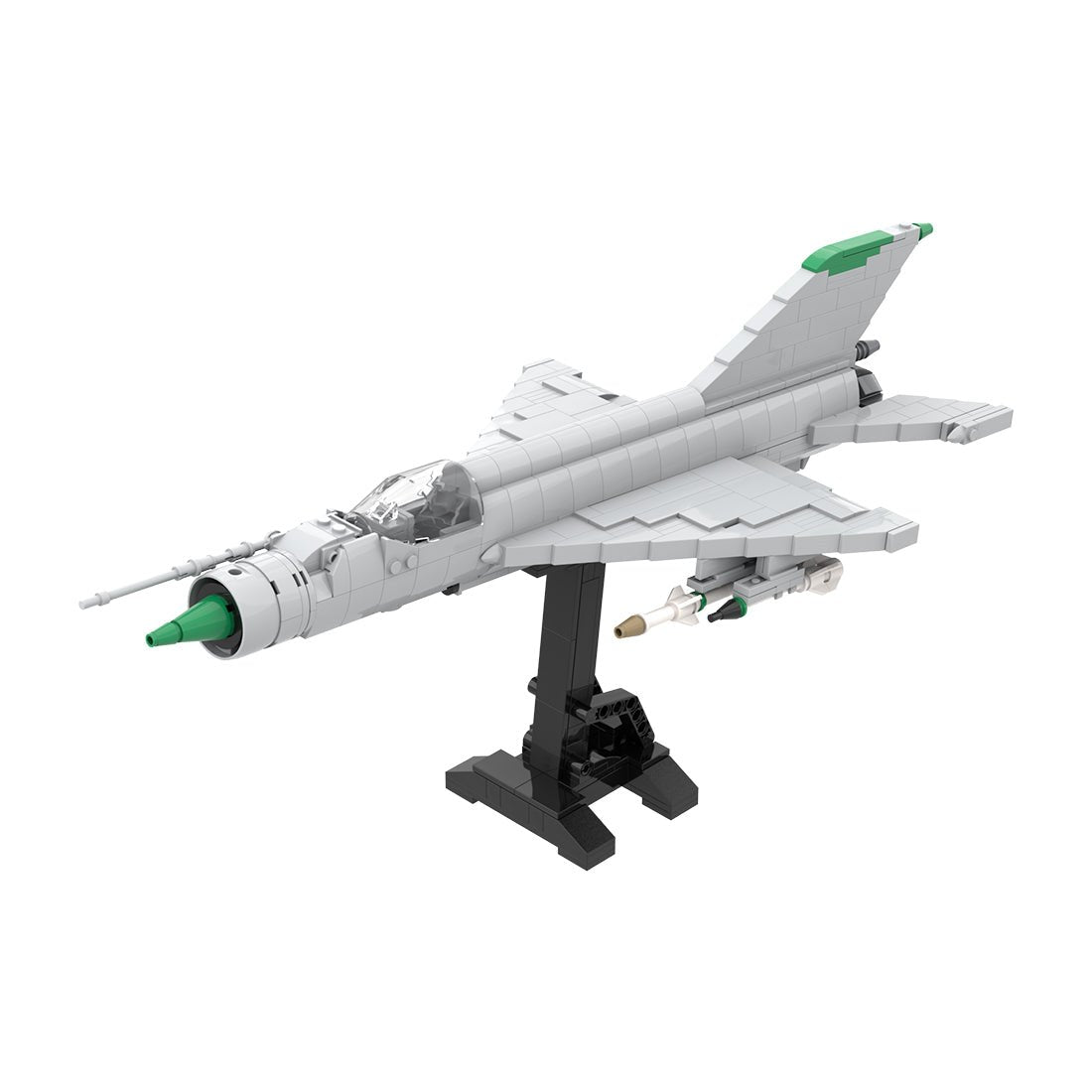 MOC - 187830 MiG - 21bis "Fishbed - L/N" Supersonic Jet Fighter Military - LesDiy - 