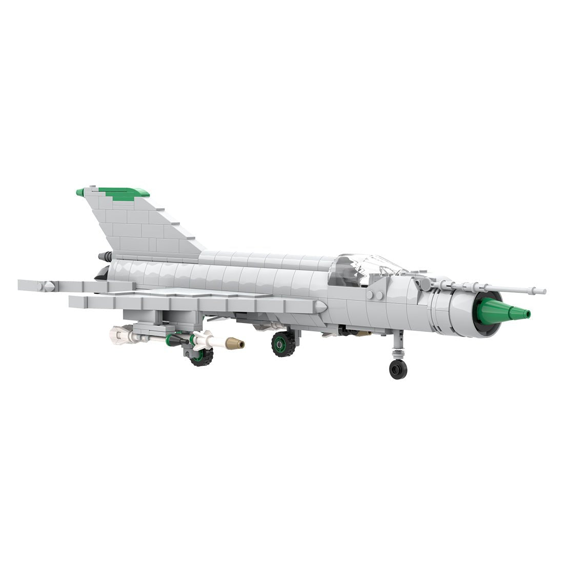 MOC - 187830 MiG - 21bis "Fishbed - L/N" Supersonic Jet Fighter Military - LesDiy - 