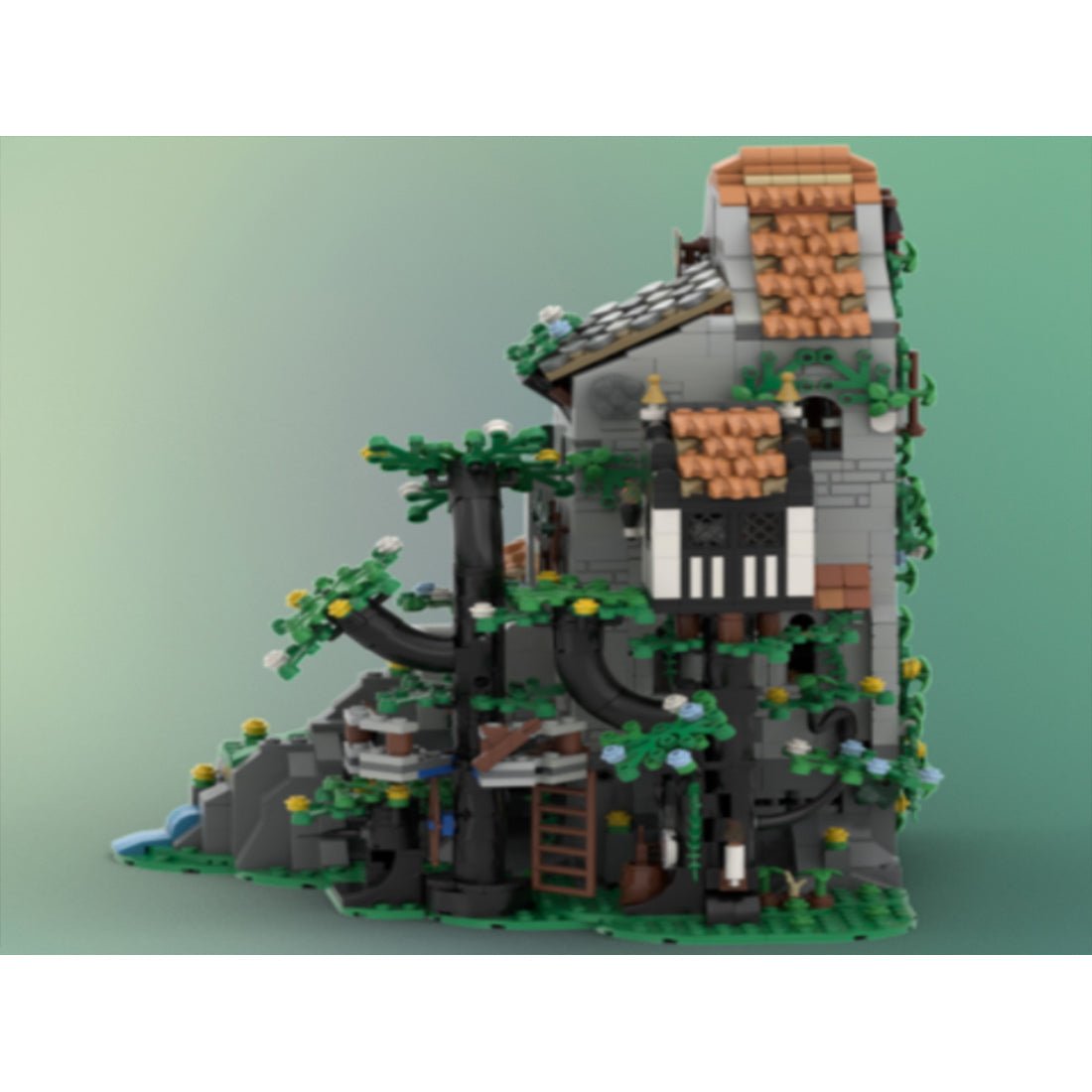 MOC - 189040 Forest Castle - LesDiy - 
