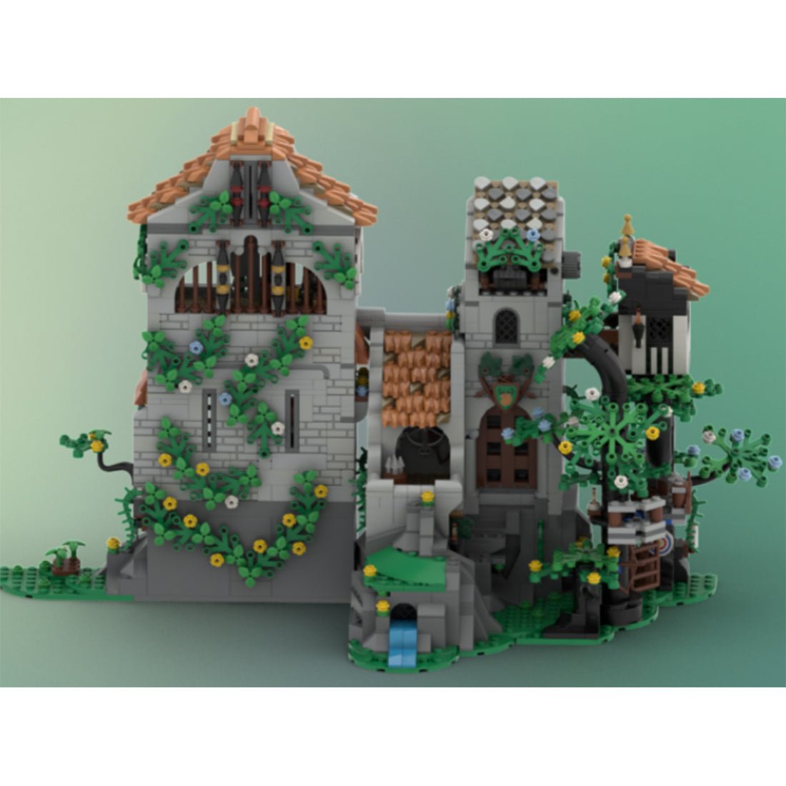 MOC - 189040 Forest Castle - LesDiy - 