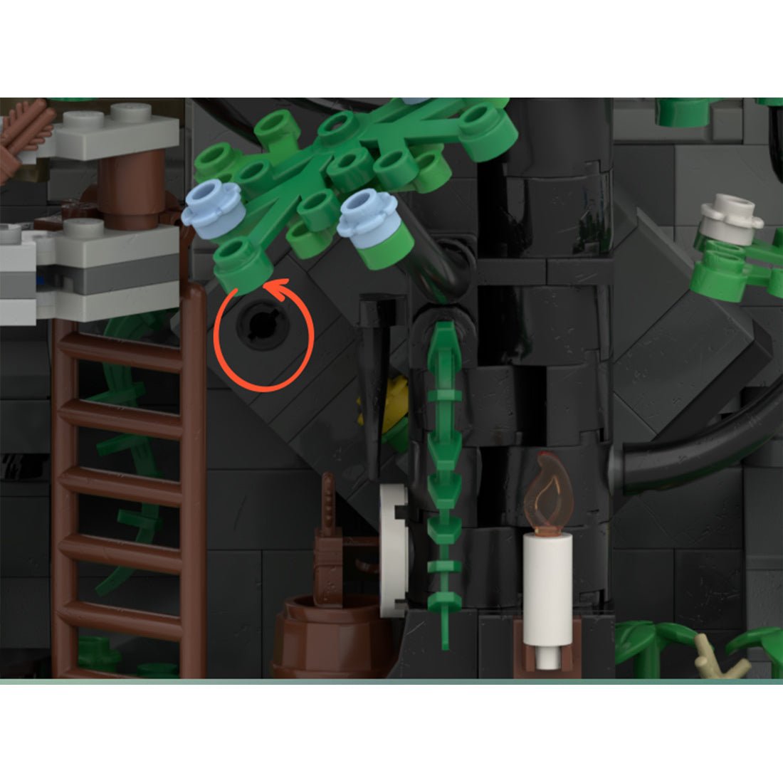 MOC - 189040 Forest Castle - LesDiy - 