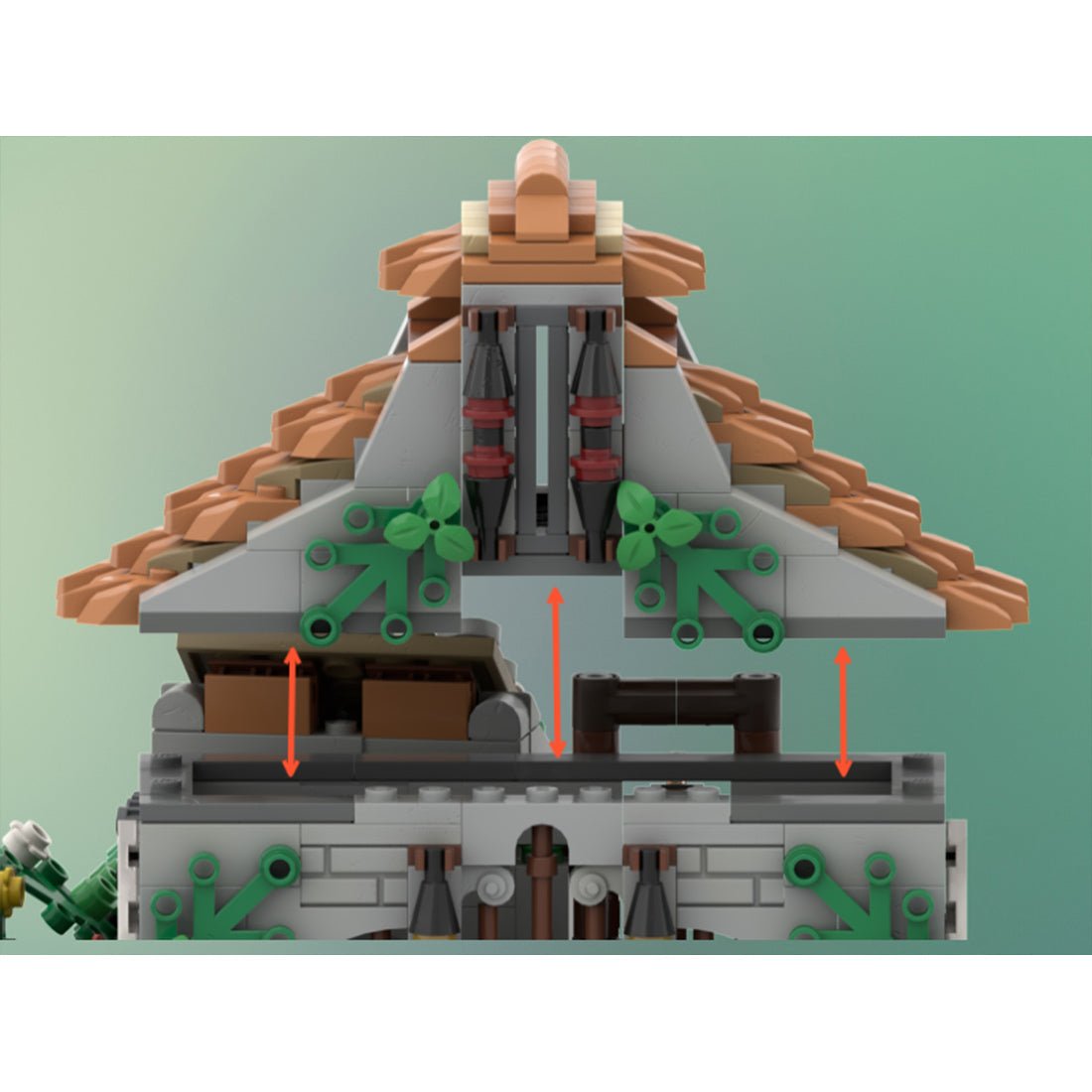 MOC - 189040 Forest Castle - LesDiy - 