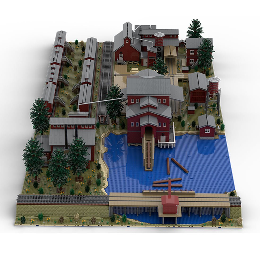 MOC - 189100 Sawmill Series: Log Dump Model 1 Building Blocks - LesDiy - Building Blocks