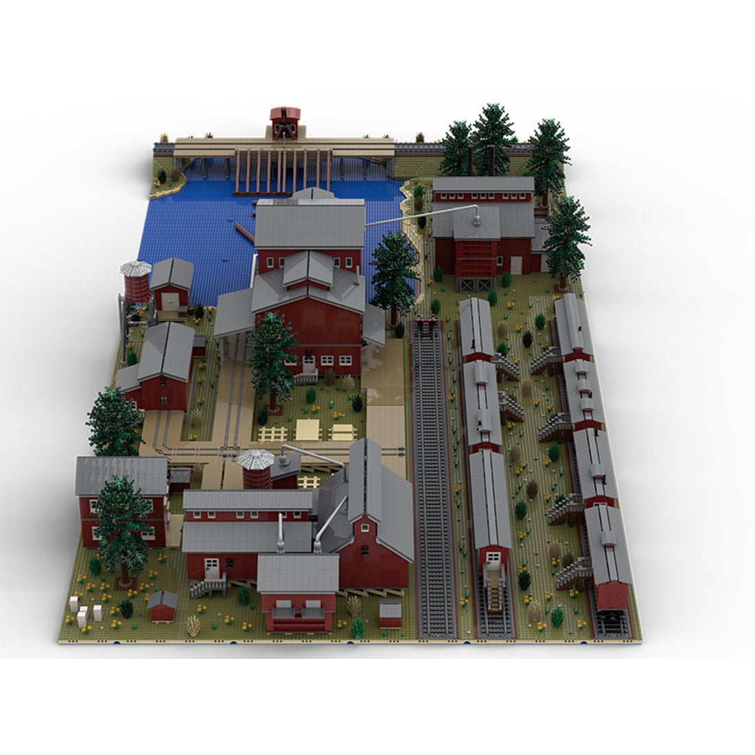 MOC - 189100 Sawmill Series: Log Dump Model 1 Building Blocks - LesDiy - Building Blocks