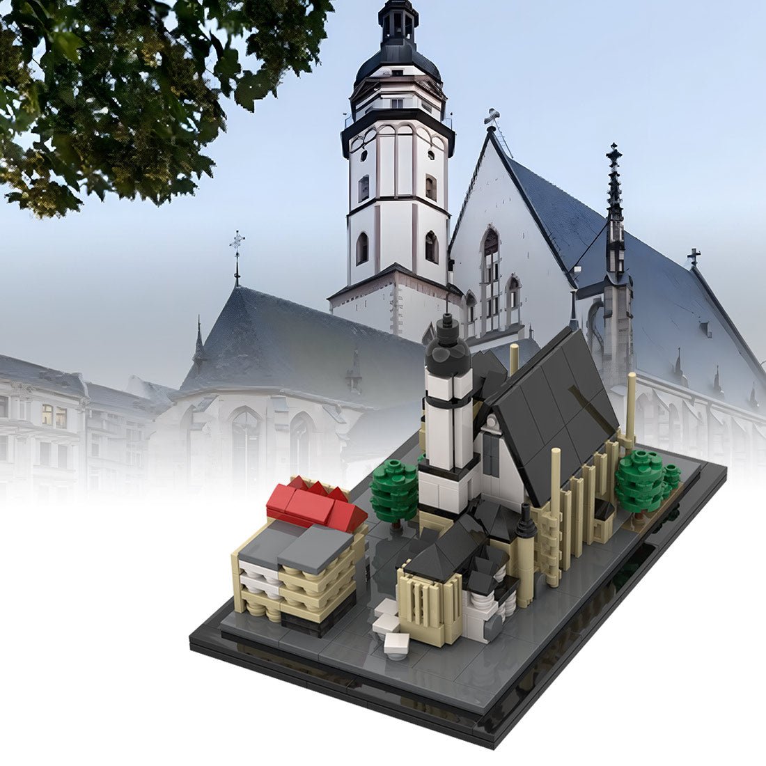 MOC - 189252 St. Thomas Church, Leipzig, Germany - LesDiy - 