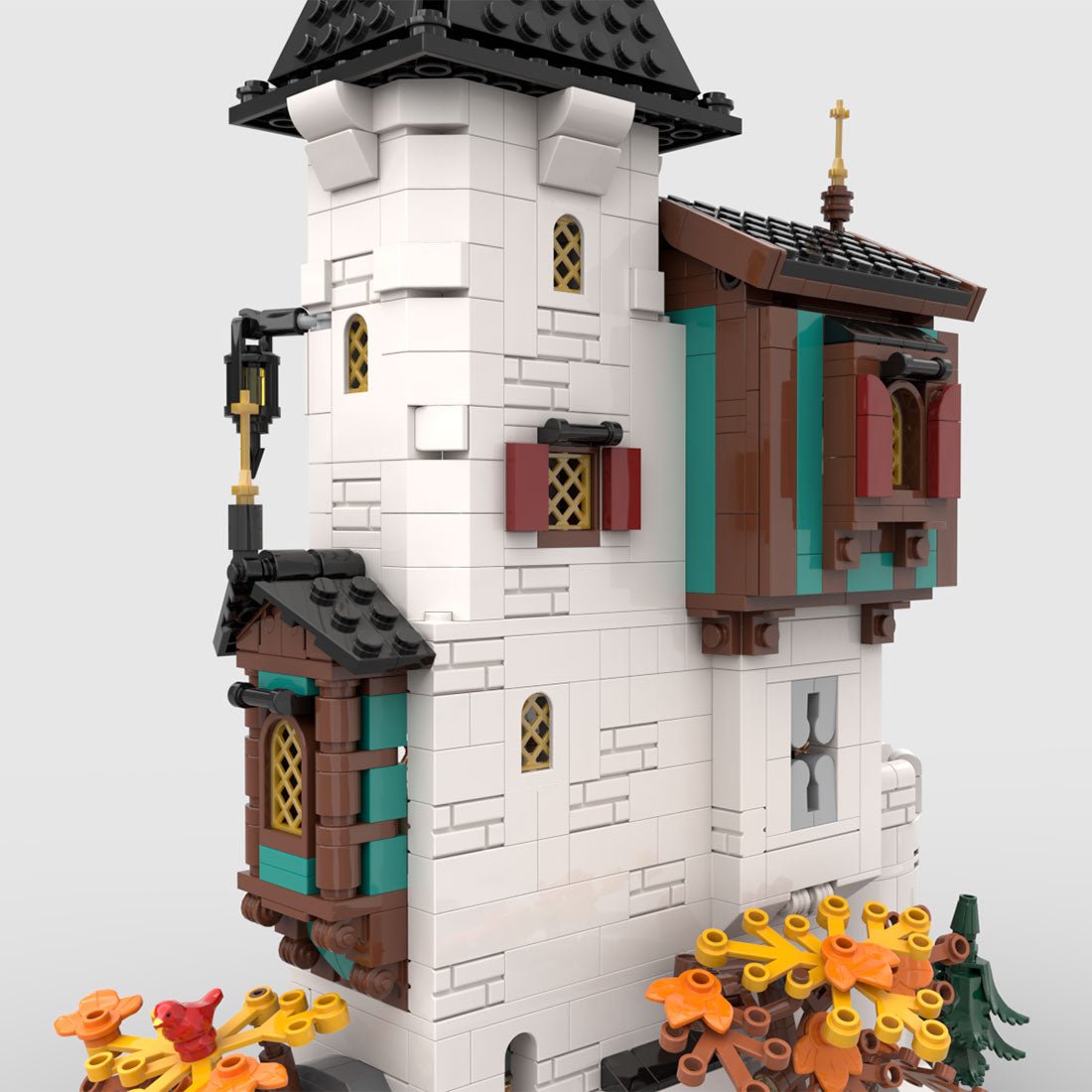 MOC - 189672 White tower Building Blocks - LesDiy - Building Blocks