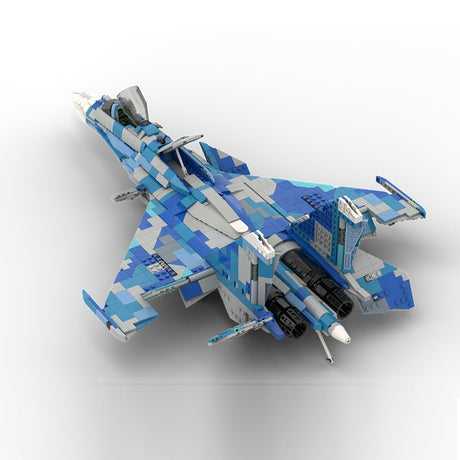 MOC - 190117 1/35 Scale Sukhoi | SU - 33 Flanker D Building Blocks - LesDiy - building blocks