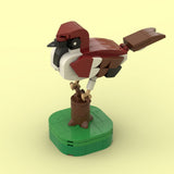 MOC-190893 Italian Sparrow Building Blocks-LesDiy-MOC-