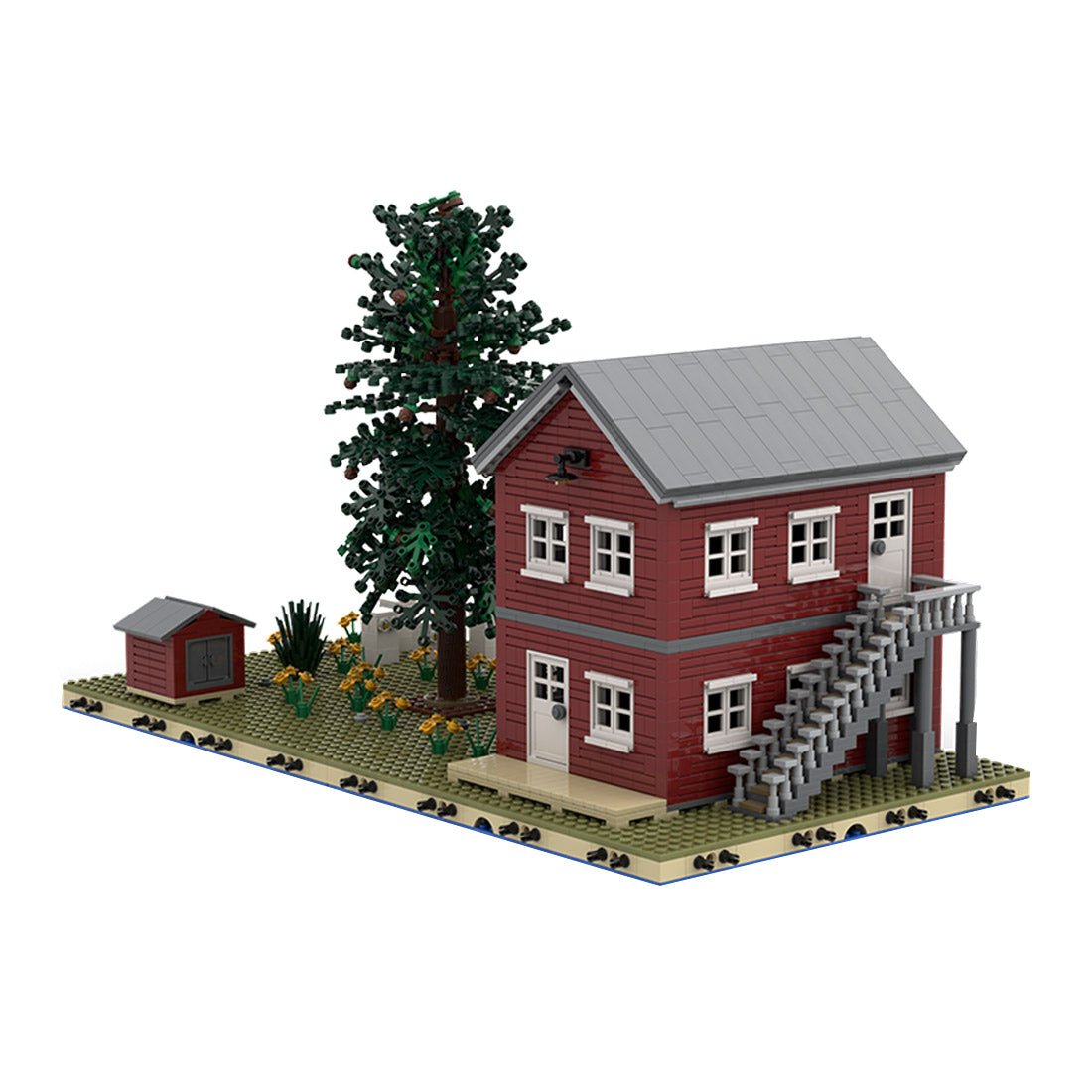 MOC - 191067 Sawmill Series: Company Office 6 - LesDiy - Locomotive
