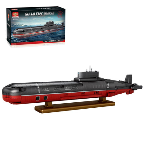 MOC - 193085 1/250 Scale Typhoon Class Submarine Building Blocks - LesDiy - Building Blocks