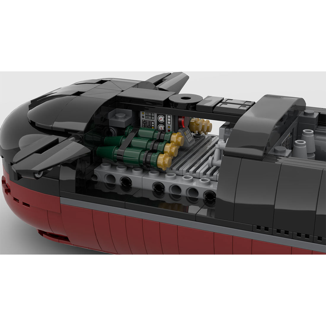 MOC - 193085 1/260 Scale Typhoon - Class Nuclear Submarine Building Blocks - LesDiy - Building Blocks