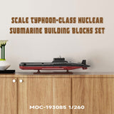 MOC - 193085 1/260 Scale Typhoon - Class Nuclear Submarine Building Blocks - LesDiy - Building Blocks