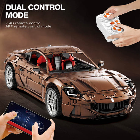 MOC - 193085 1/8 Scale Maserati (Dynamic Version/Bronze/5480PCS) Building Blocks - LesDiy - Building Blocks