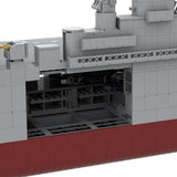 MOC - 193317 WWII Aircraft Carrier Intrepid Building Blocks - LesDiy - 