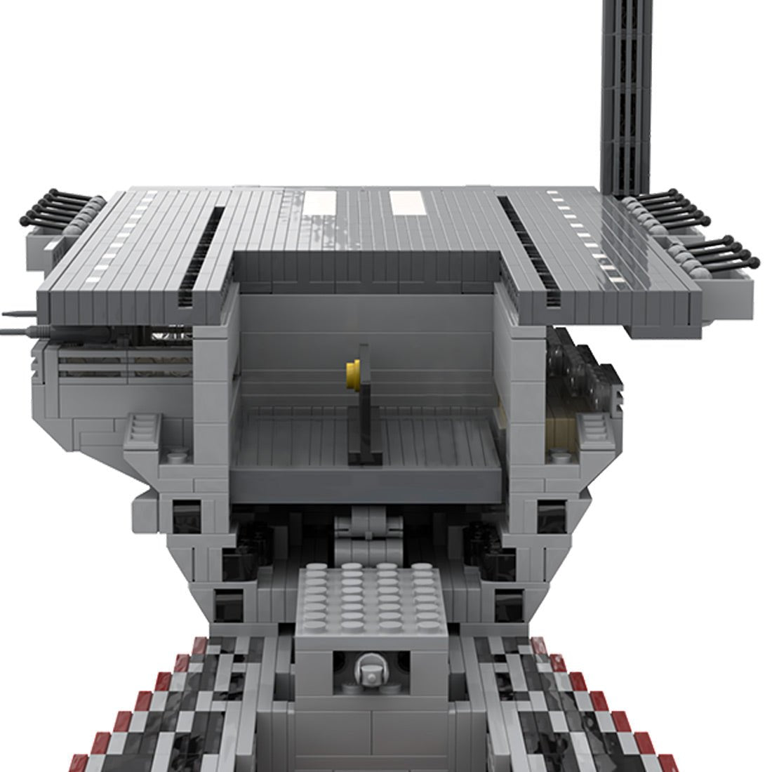 MOC - 193317 WWII Aircraft Carrier Intrepid Building Blocks - LesDiy - 