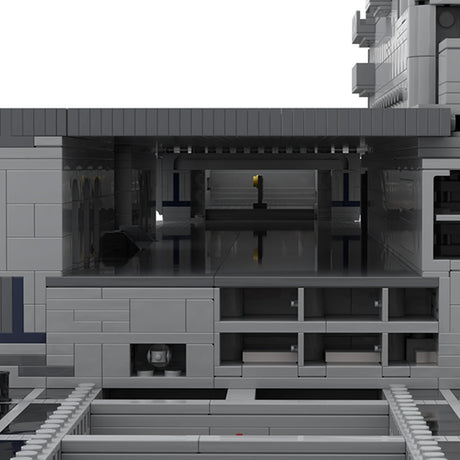 MOC - 193317 WWII Aircraft Carrier Intrepid Building Blocks - LesDiy - 